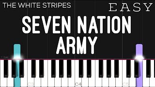 The White Stripes - Seven Nation Army | EASY Piano Tutorial Resimi