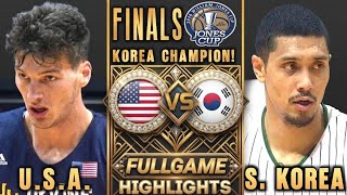 CHAMPION ANG TAIPEI ESTE KOREA! USA VS SOUTH KOREA| FULL GAME HIGHLIGHTS | JONES CUP 2026 screenshot 1