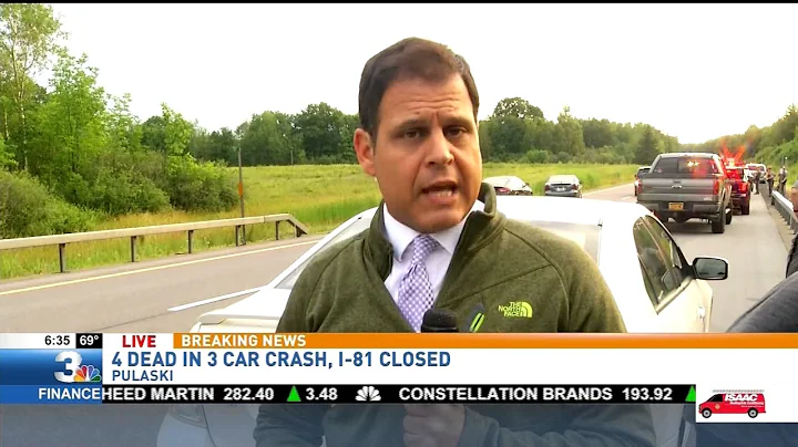 Brandon Roth Live On Fatal Crash in Oswego County 7/6/17