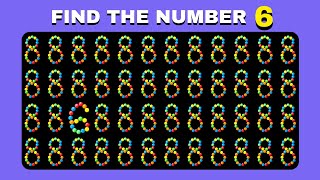 Find the ODD One Out  Number & Letter Edition  ❇ | 30 Easy, Medium, Hard Levels