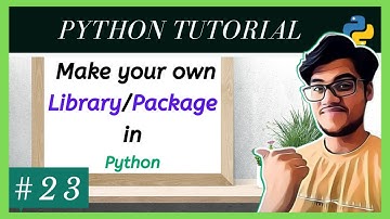 how to create library in python | make packages in python | Libraries in Python | Python tutorials