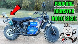 Propane Powered Mini Bike ~ Mega Monster Moto 212cc