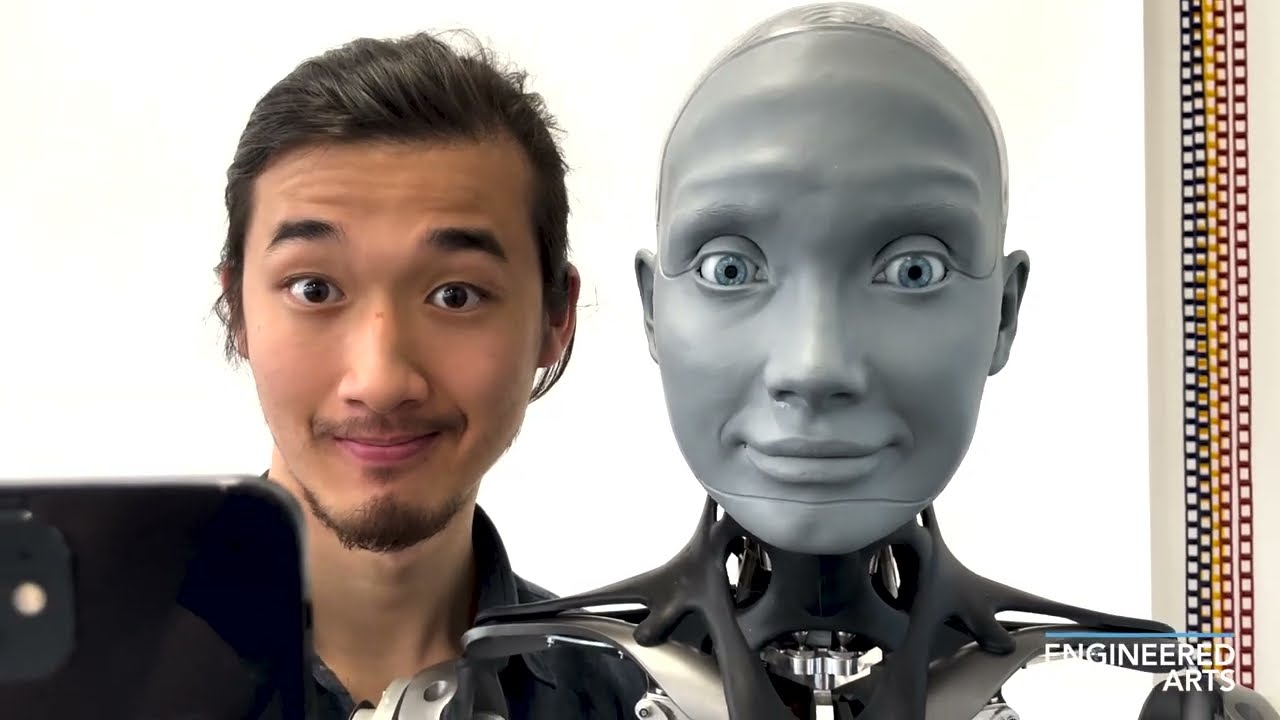 Что умеет робот с самым реалистичным лицом. Новая версия реалистичного робота Амека. Фото.