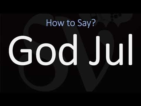 Video: How To Say God Jul Till En Vän