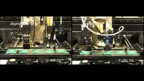 Nordson ASYMTEK: Corner bonding comparison of Jetting vs. Needle