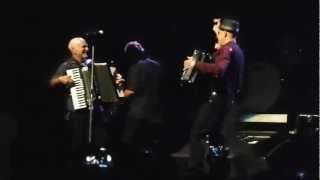 Springsteen concert - Roy and Charlie accordion intro, Paris, 5 July 2012