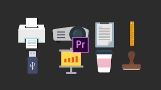 Office Element Icons  V2 Motion Graphics Templates