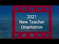 SVVSD | 2021 New Teacher Orientation