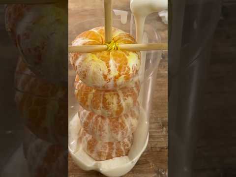 Мандарины в Снегу Самый вкусный зимний Десерт! #рецепты #shorts #dessert