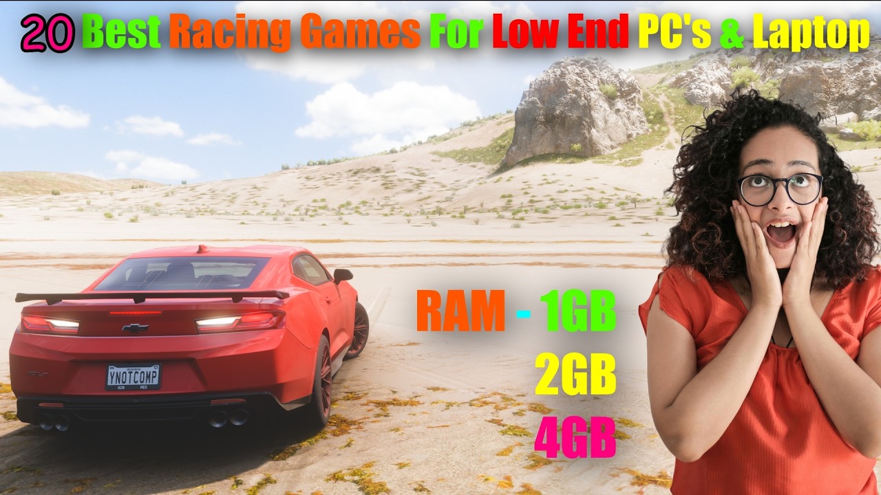 20 Best Racing Games For Low End PC's And Laptop - YouTube