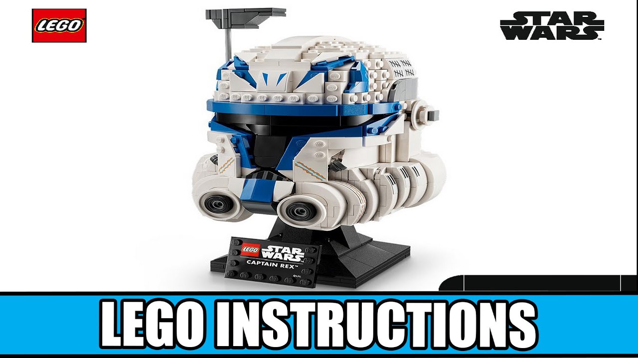 LEGO Instructions | Captain Rex Helmet | Star Wars LEGO instructions