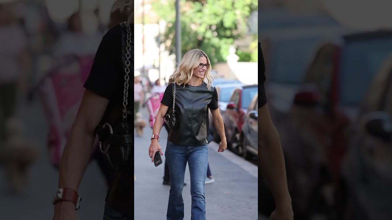 Michelle Hunziker, Milano #spotted #celeb #celebstyle #cute #clout #fashion #michellehunziker