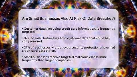Are Small Businesses Also At Risk Of Data Breaches? - Everyday-Networking
