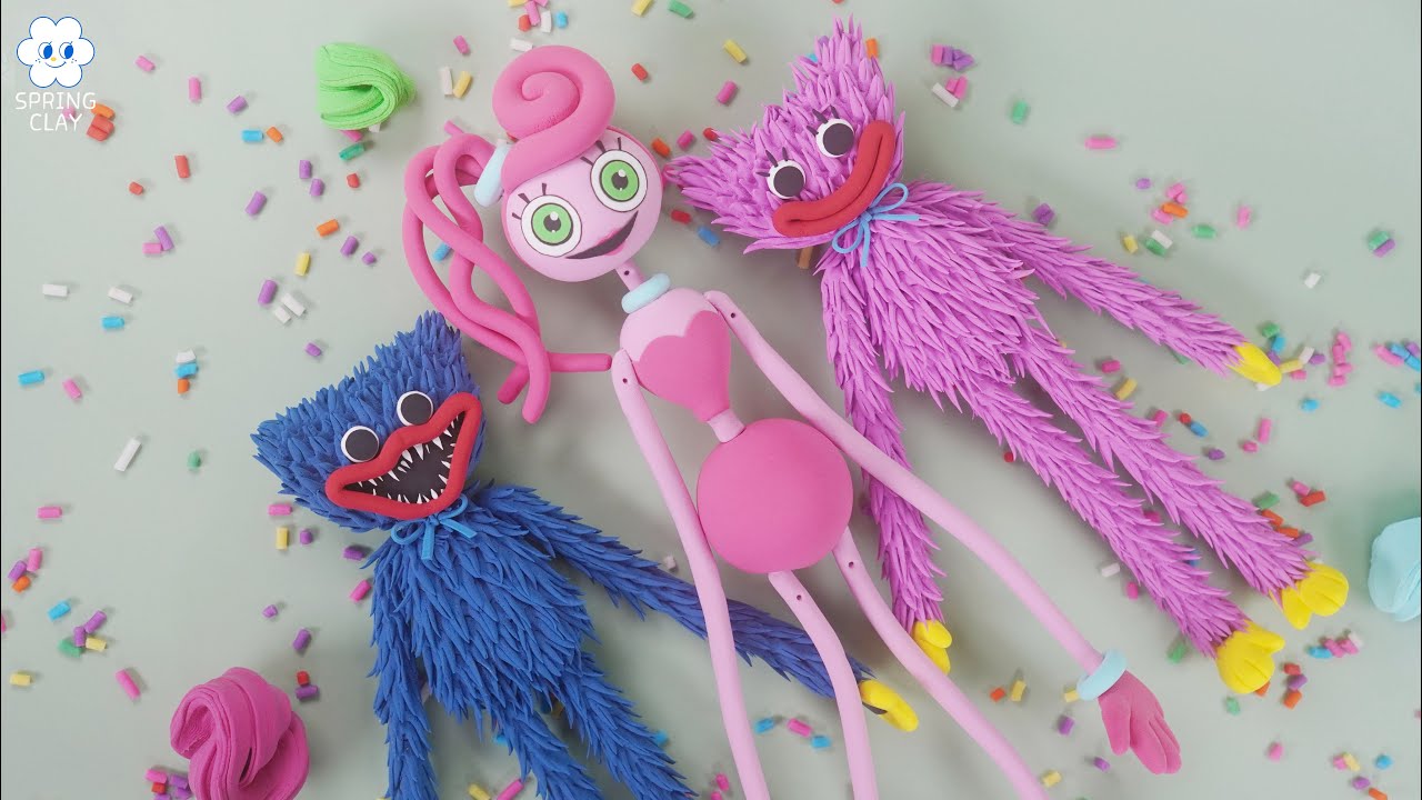 I Made MOMMY LONG LEGS from Poppy Playtime Chapter 2 Fly in a Web -  Polymer Clay & Resin Sculpture 