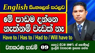 English grammar in Sinhala / Lesson 09 / Practical English in Sinhala / Sampath Kaluarachchi