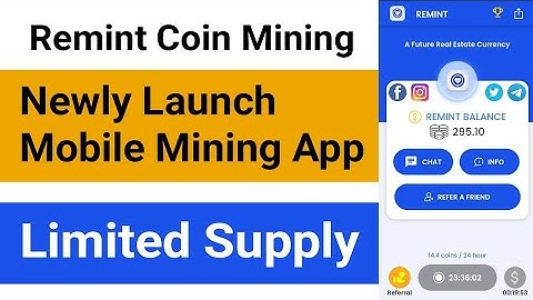 Remint Coin Mobile Mining 2021 | A Future Real Estate Coin Mining App | New Crypto Coin Cloud Mining