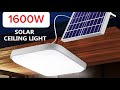 Unboxing Indoor 1600W Solar Ceiling Light