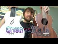 Enya nova u review and kala comparison  wood ukulele vs carbon plastic ukulele
