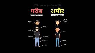 POOR MINDSET 😕 VS RICH MINDSET 😎#shorts#youtubeshorts