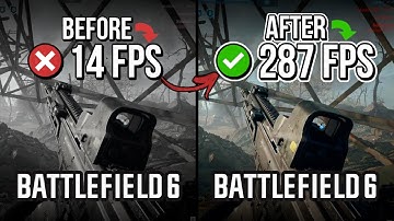 BATTLEFIELD 6: HOW TO BOOST FPS, FIX FPS DROPS/STUTTER & LAG | Run It on Low-End PC✔️