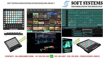 Soft Systems MIDI Controller for Resolume Arena Software