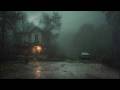 Abandoned House in Heavy Rain at Night | Intense Rain and Rolling Thunder for Deep Sleep