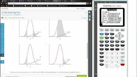 Using the TI 84 Hypothesis Testing Two Proportions