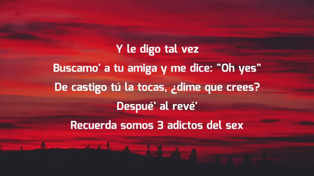 Anuel AA - 3 Some ( Letra)
