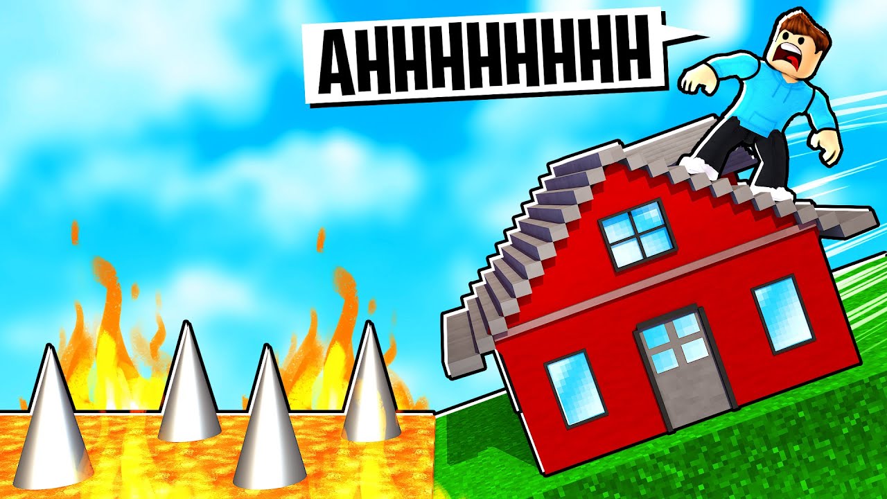 MAISON vs TOBOGGAN GÉANT Dans Roblox