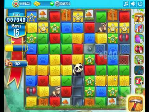 Pet Rescue Saga, Pet Island, 14th July 2017, level 4 😈 ►TOBIAS DEAMON◄