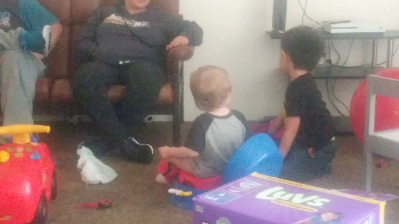 Liam potty training day one YouTube