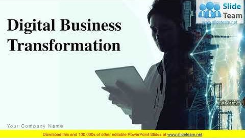 Digital Business Transformation PowerPoint Presentation Slides