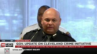 Gov. DeWine gives update on efforts to reduce violence in Cleveland
