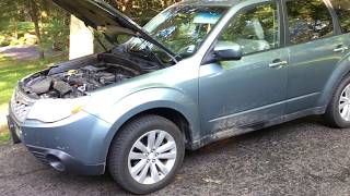 2012 Subaru Forester Engine Knocking Oil consumption and oil level checked.