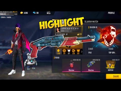 Highlight Headshot Montage Spas12 Free Fire Youtube