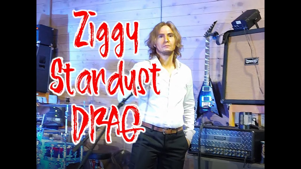 Ziggy Stardust - drag king performance by Zoey Saturn