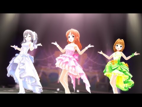 [デレステ MV 3Dリッチ]　桜の風　菜々/蘭子/茜・4th Anniversary