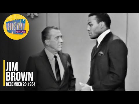 Jim Brown "Cleveland Browns Football Player" on The Ed Sullivan Show