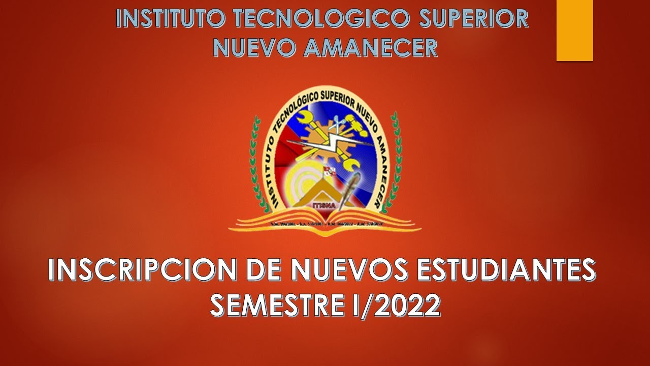 inscripción estudiantes nuevos 01_2022 - YouTube