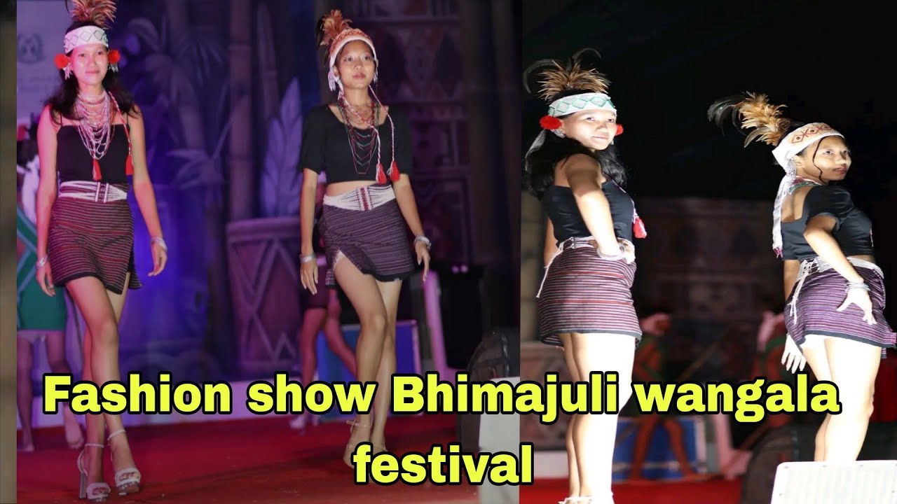 Fashion show👗👗 Bhimajuli wangala festival Assam