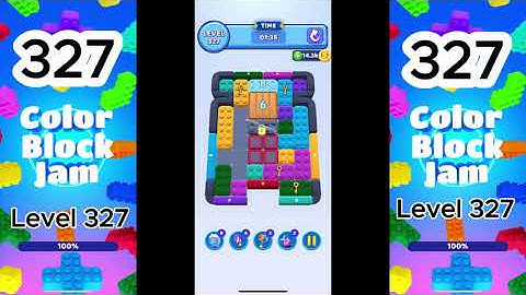Color Block Jam Level 327 Solution  Complete Walkthrough #factsnotfiction #colorblockjam #level327