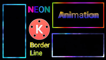 KineMaster Border Line colour video  Green screen video SH editing tips| Tutorial