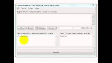 How to Create Multiple Files From Text File List Software