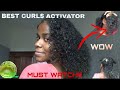 MY HAIR WASH ROUTINE (MORINGA CONDITIONER) /BEST CURLS ACTIVATOR