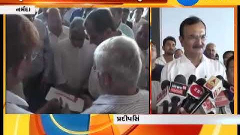 Pradipsinh jadeja visits and check how to more secure statue of unity | Zee24Kalak