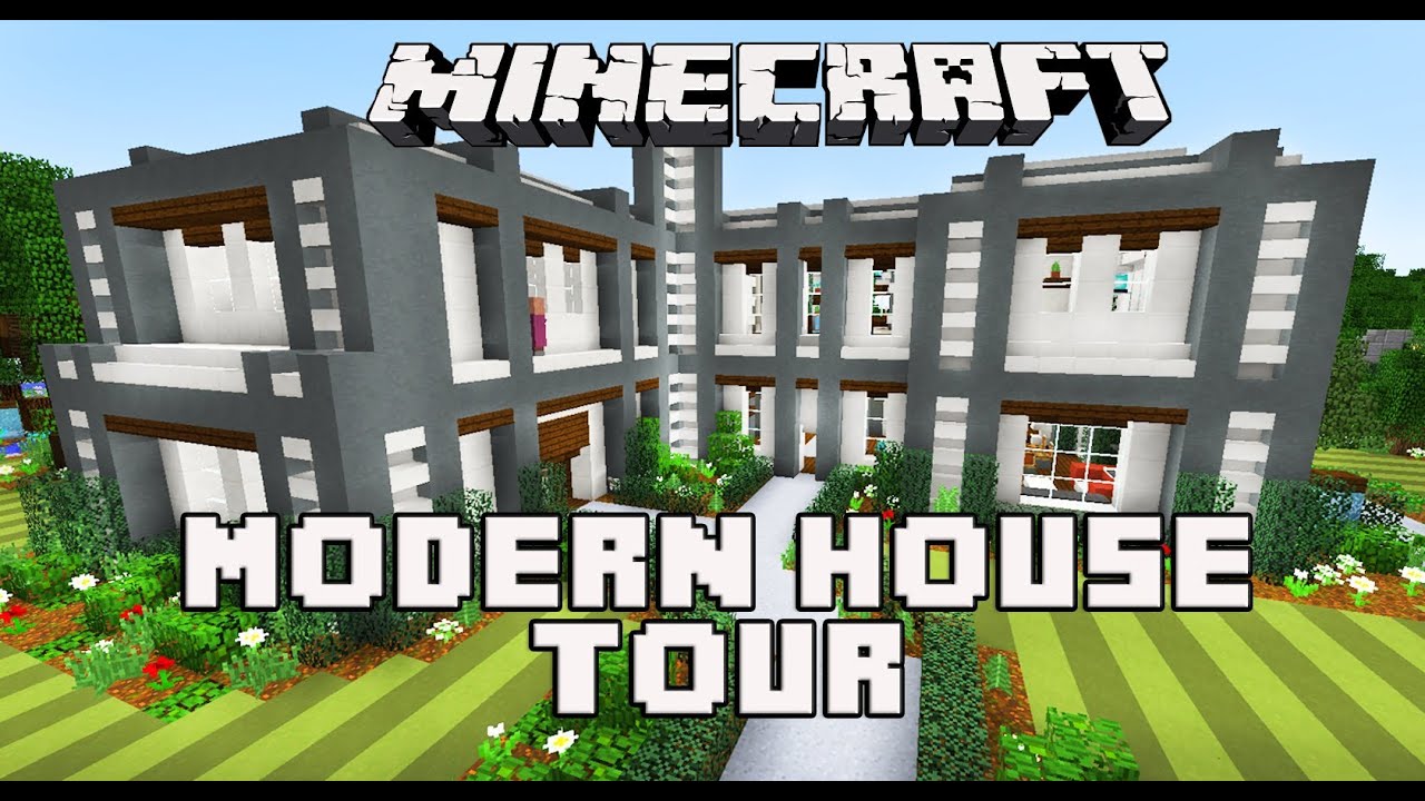 Minecraft: Modern House Tour - YouTube