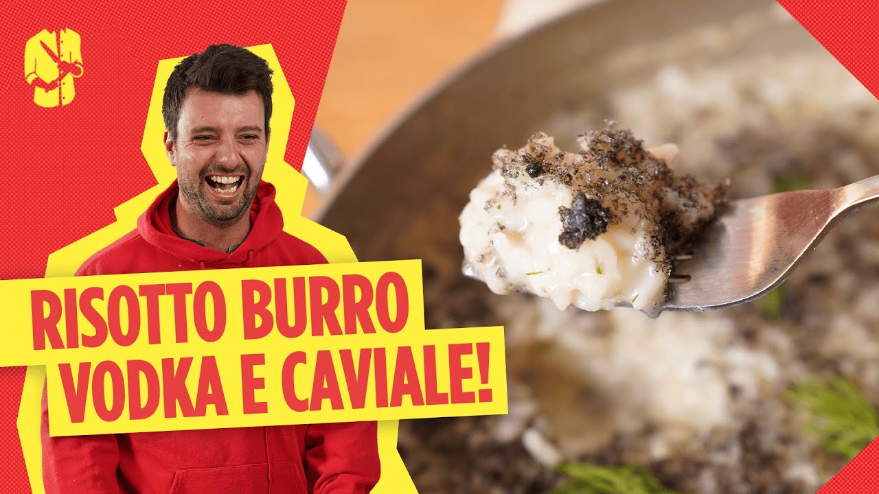 Risotto burro, vodka e caviale | CHEF in CAMICIA