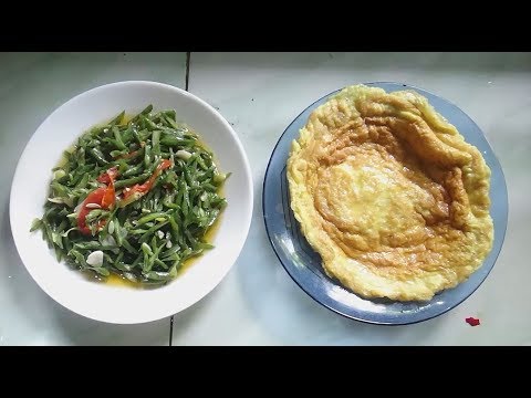 resep-rawis-kacang-panjang-dan-telur-dadar