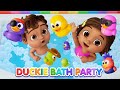 Rubber Duckie Bath Time Song 🦆 | Fun Kids Bath Song with Bubbles