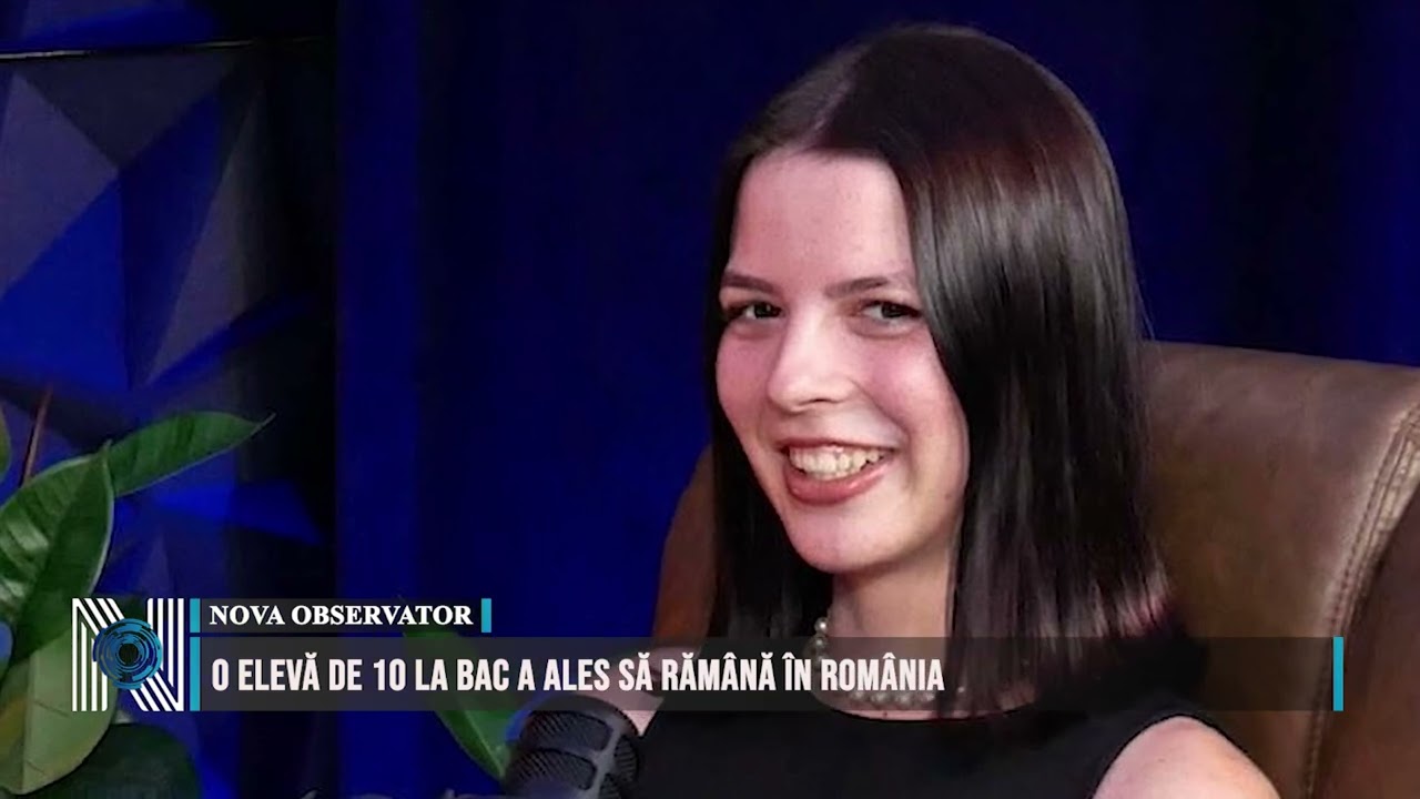 O elevă de 10 la Bac a ales să rămână în România O elevă de 10 la Bac a ales să rămână în România